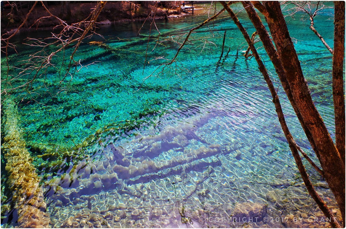 地震前的九寨沟