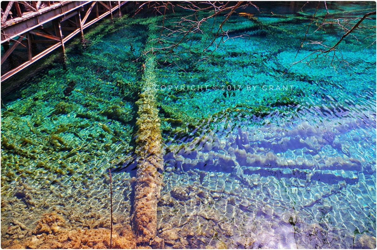 地震前的九寨沟