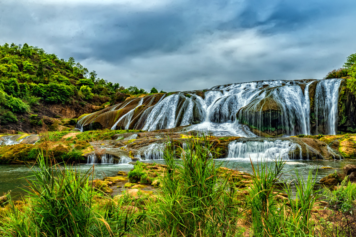 贵州黄果树瀑布风景区之陡坡塘瀑布
