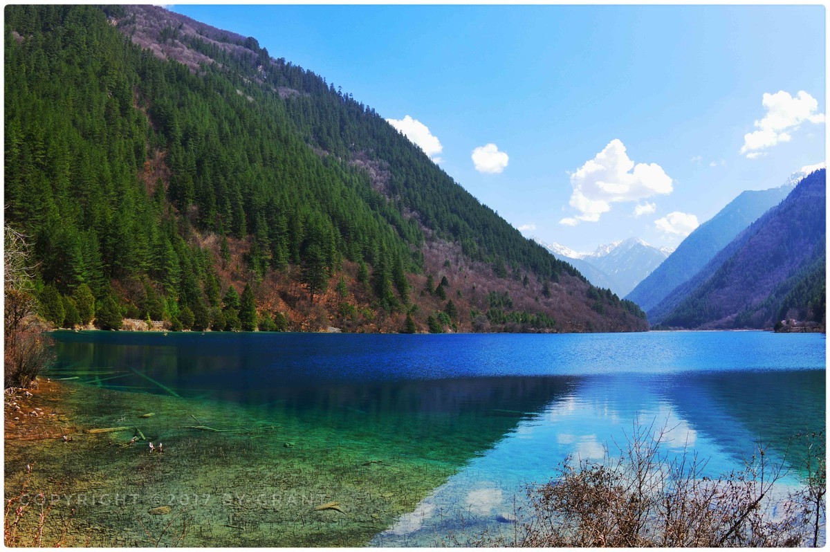 地震前的九寨沟