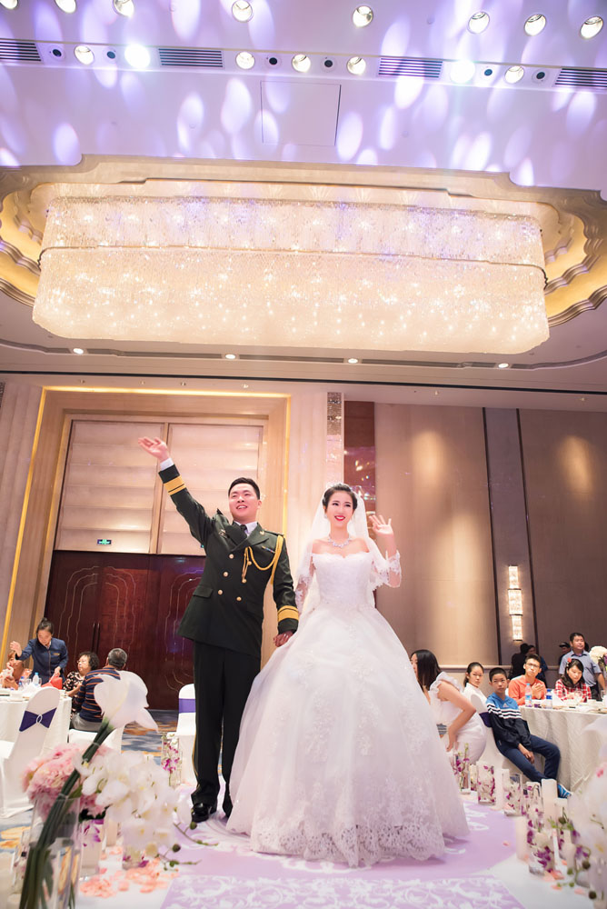 天津国庆期间婚礼跟拍小美女新娘