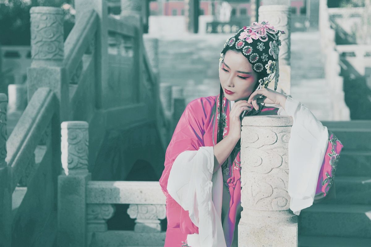 古装人像《清修》