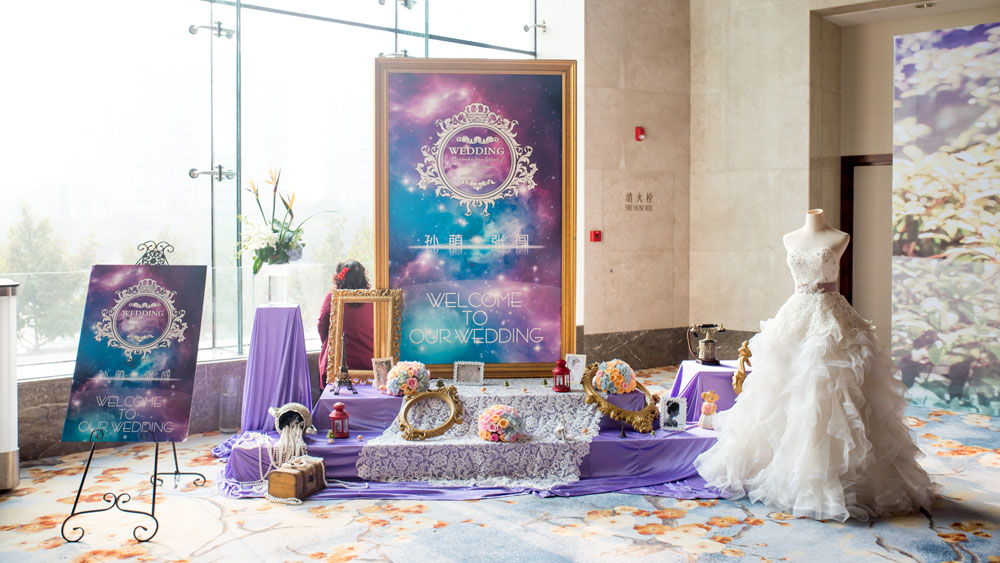 天津国庆期间婚礼跟拍小美女新娘