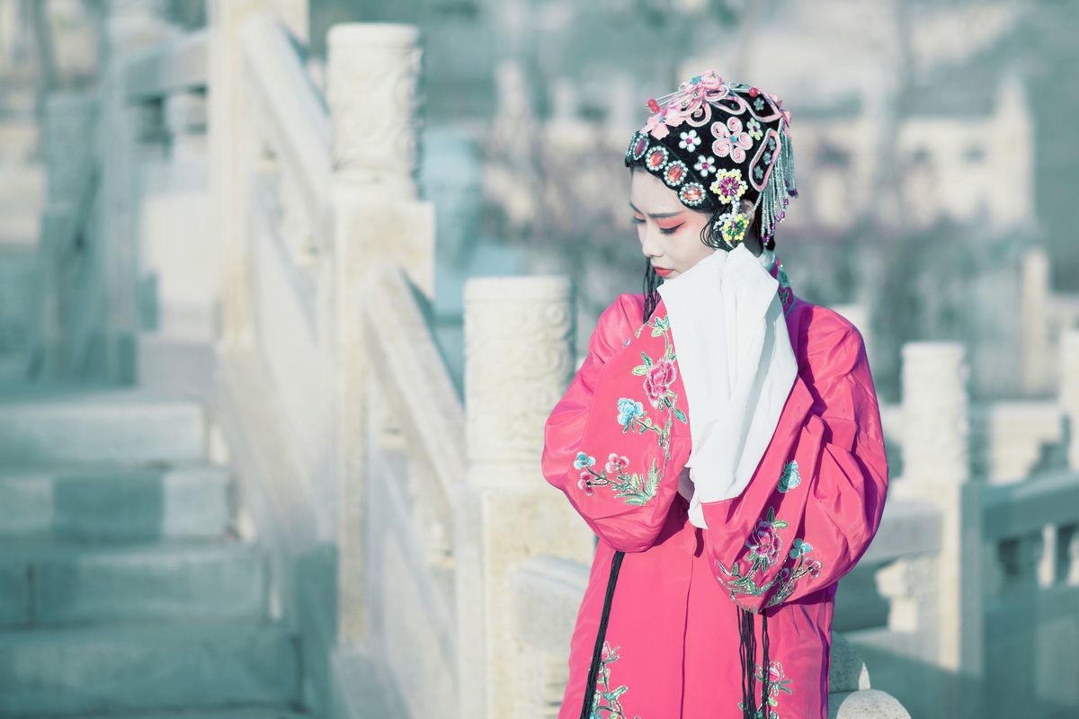 古装人像《清修》