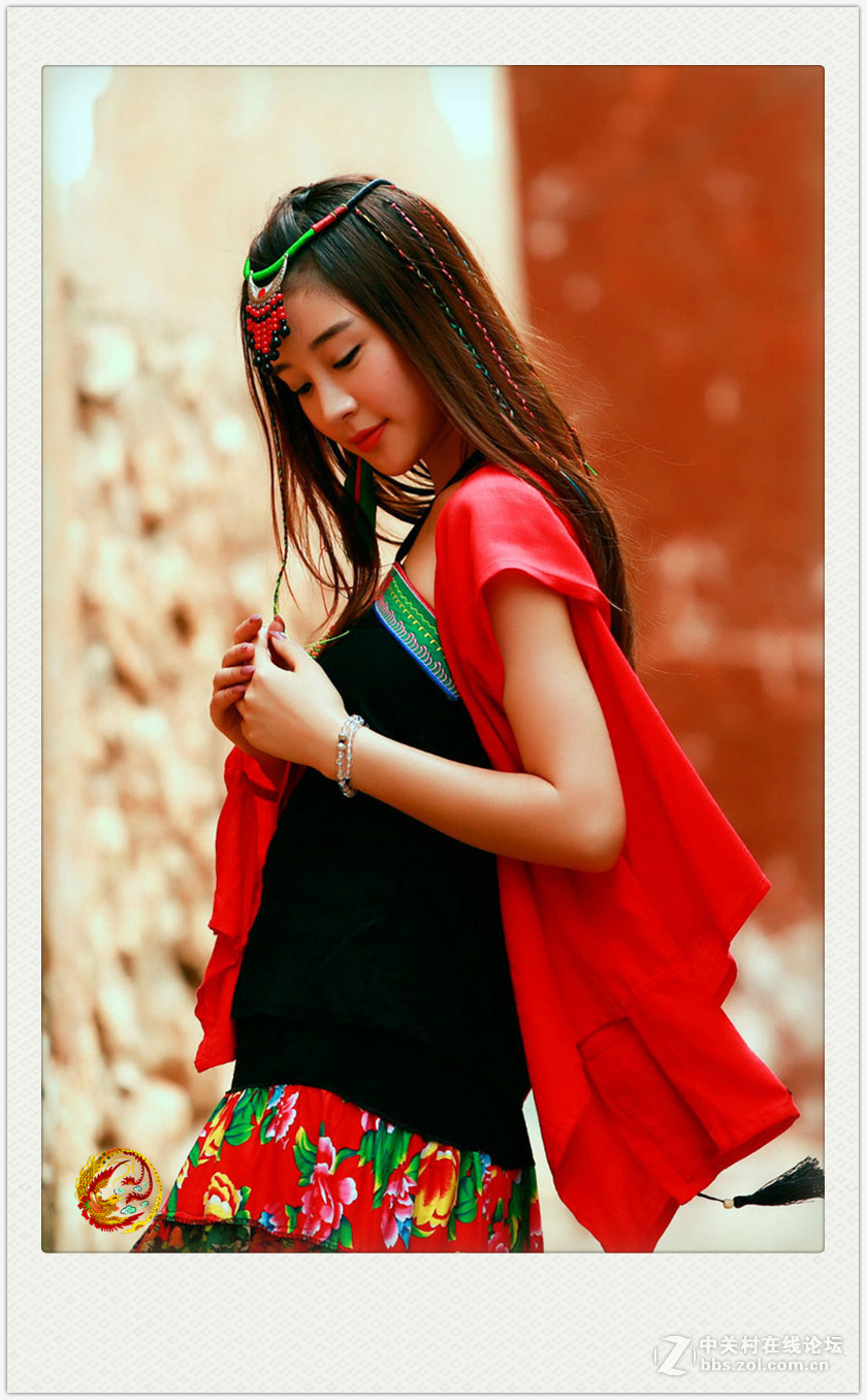 迷人的纳西族美女