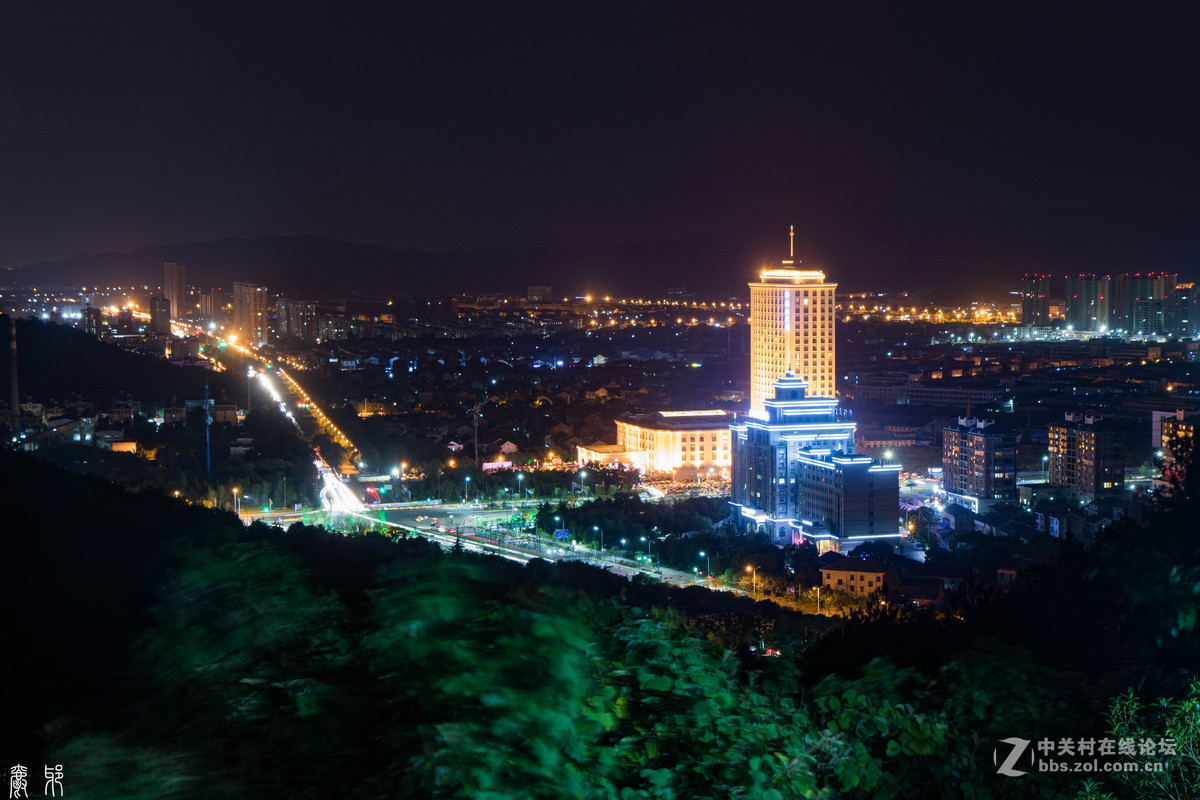 夜登峙山公園