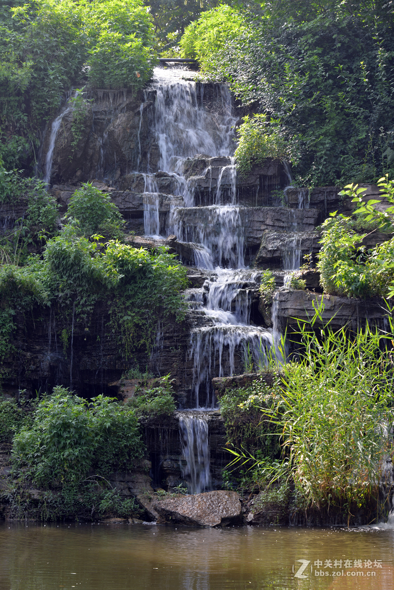 竹泉村的小瀑布