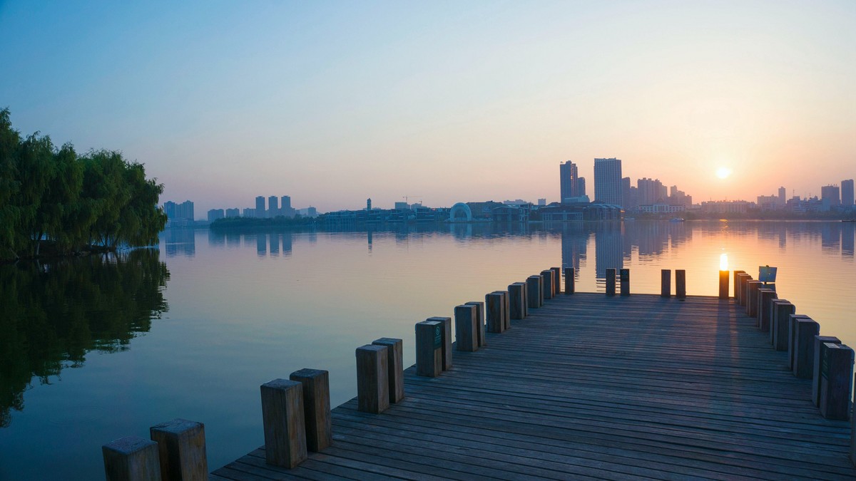 小微单还是不错的~傍晚湖景