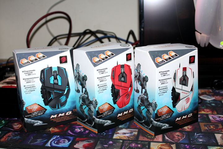 再来一波信仰，MAD CATZ MMO.TE三色到齐