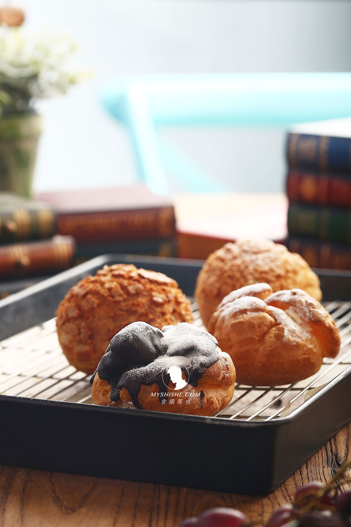 美食摄影作品贝果蛋糕食摄马也