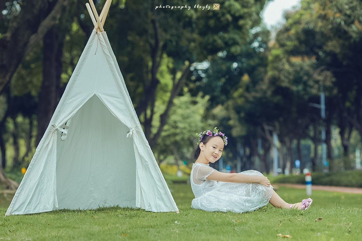女孩子还是白纱裙最美了。