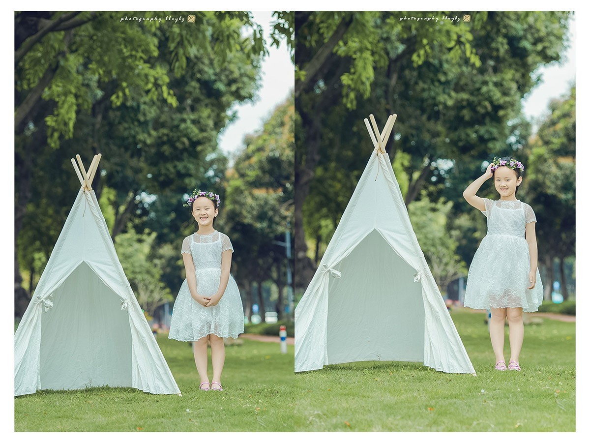 女孩子还是白纱裙最美了。