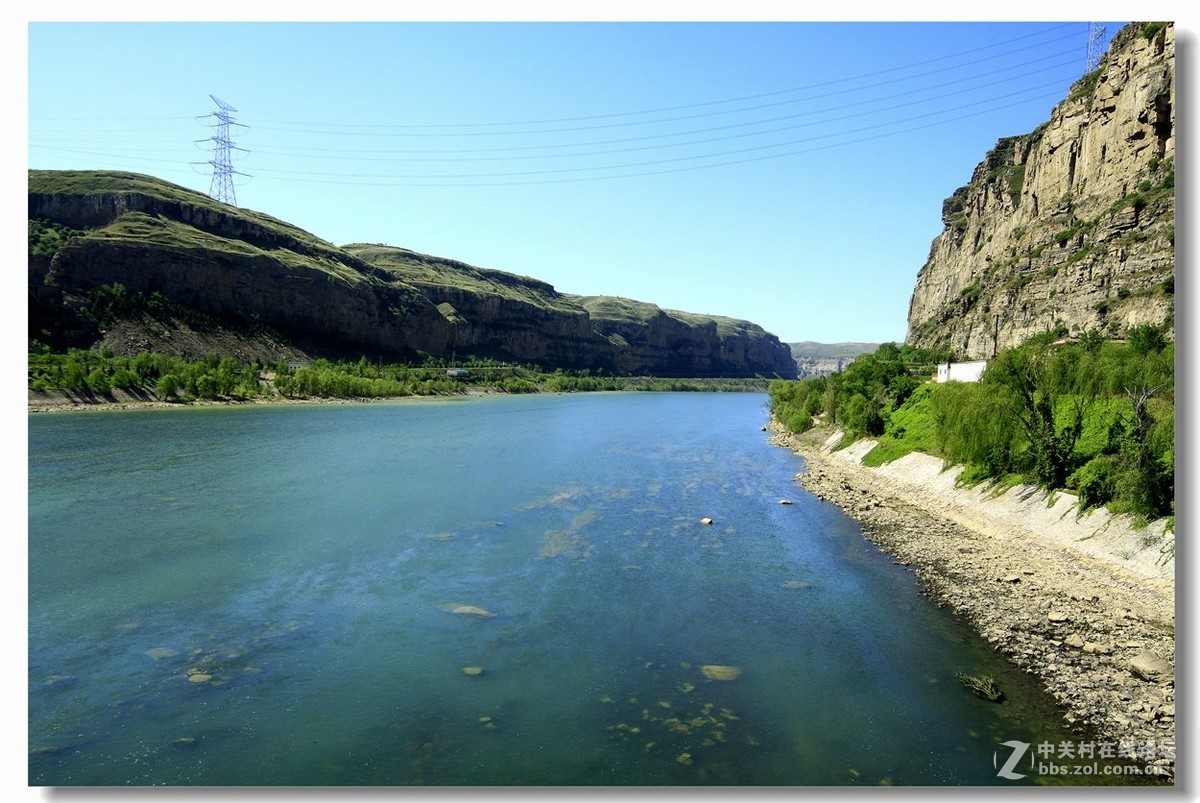 偏关县城万家寨水库