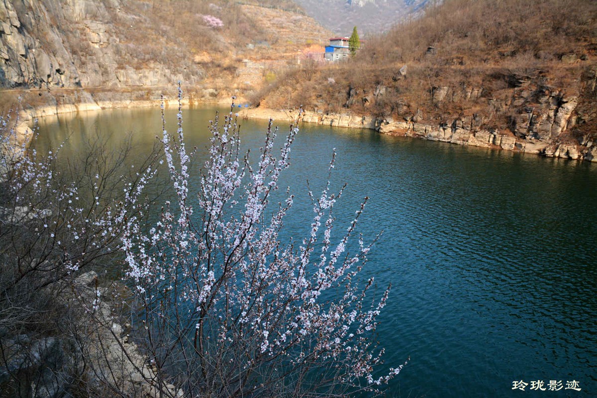 桃花依旧笑春风拍摄于辉县黑鹿河
