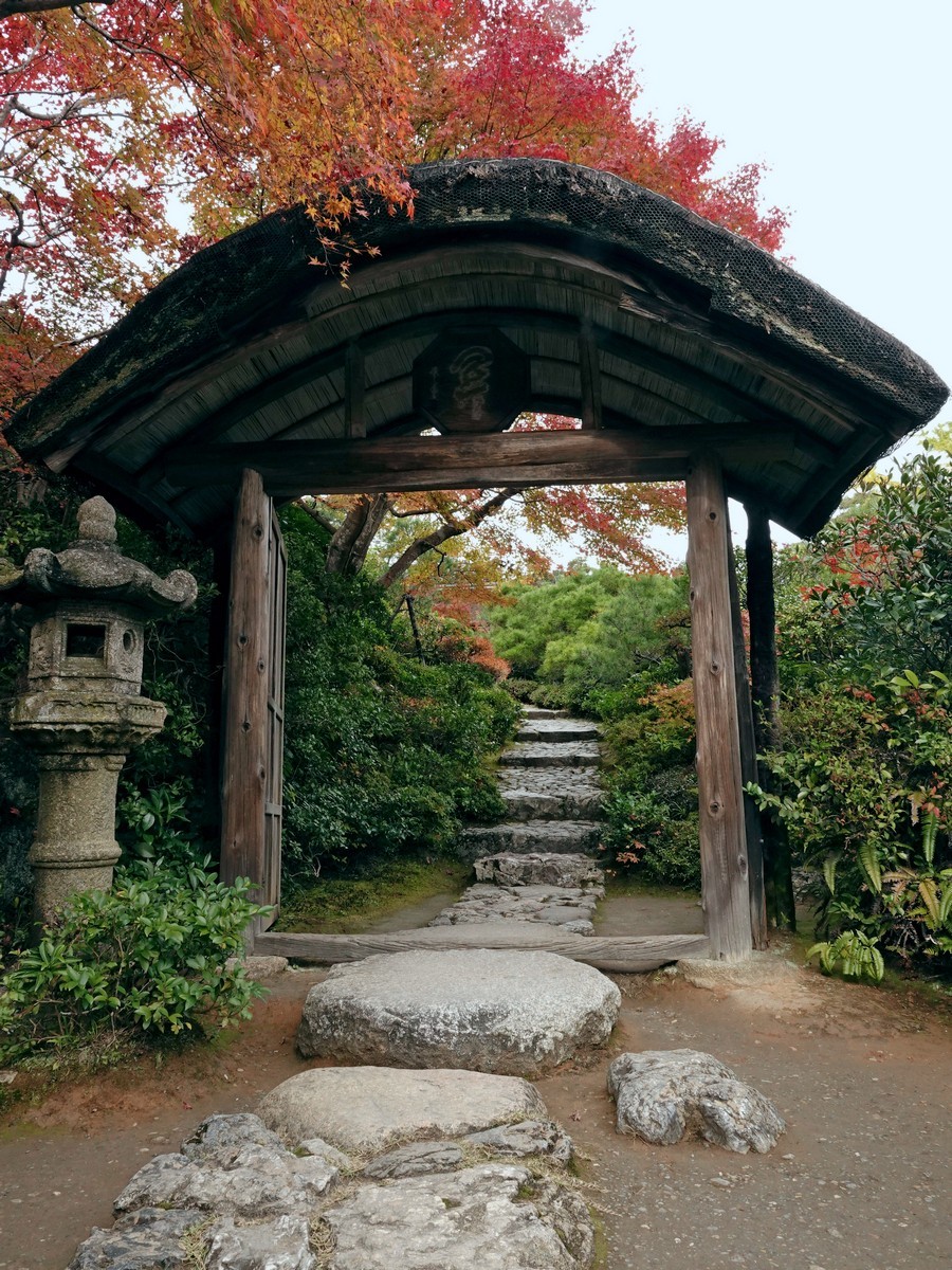 日本关西赏枫游8大河内山庄庭园