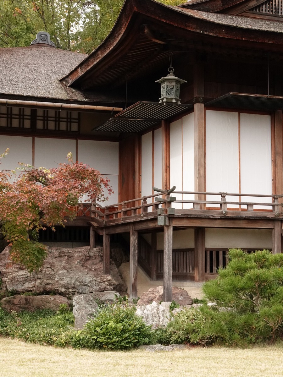 日本关西赏枫游8大河内山庄庭园