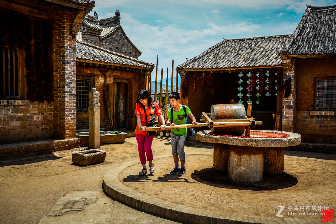 白鹿原影视城  一一白鹿村  (2)