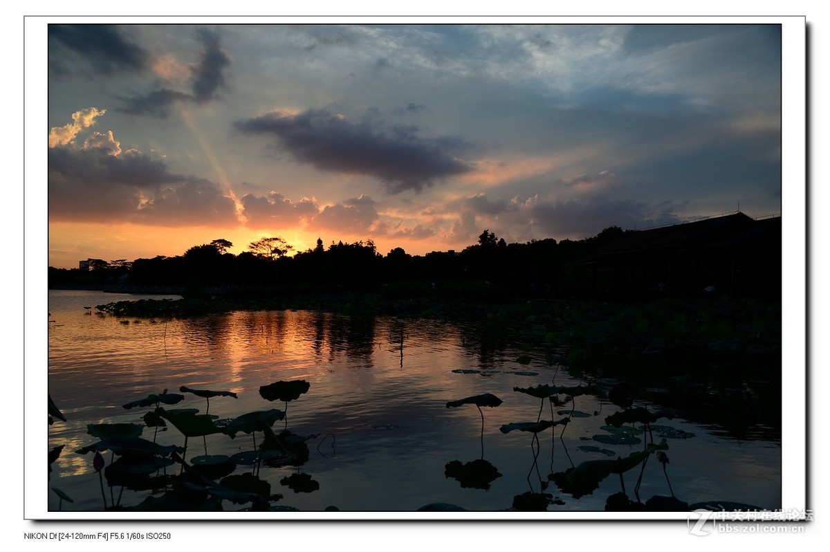 2016夏至海珠湖日落照(越夜越精彩).