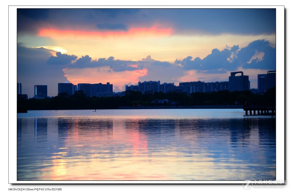 2016夏至海珠湖日落照(越夜越精彩).