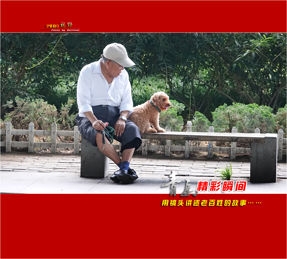 【我的视野】★ 海泊河公园抓拍的人像 ★