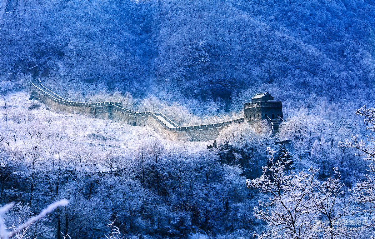 冬拍虎山小景