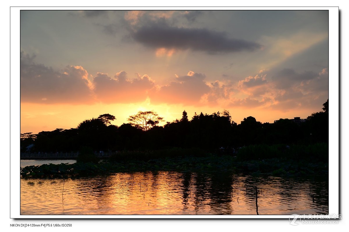 2016夏至海珠湖日落照(越夜越精彩).
