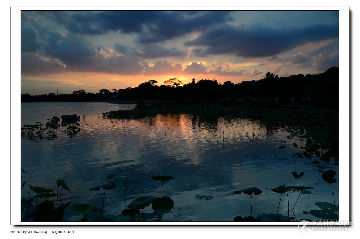2016夏至海珠湖日落照(越夜越精彩).