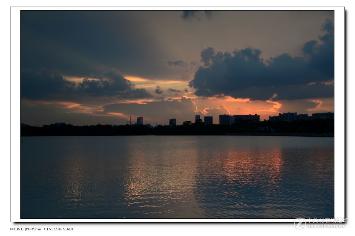 2016夏至海珠湖日落照(越夜越精彩).