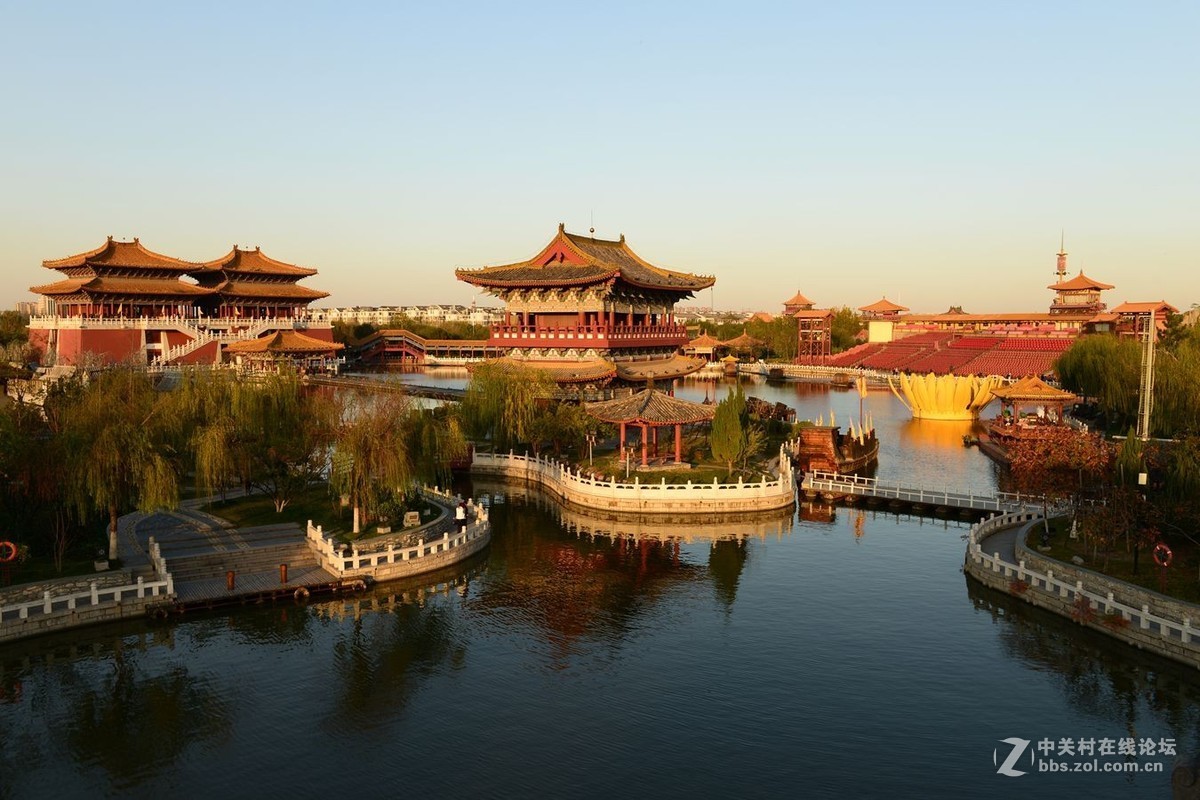 开封重阳节清明上河园古建筑园林景观剪影-中关村在线摄影论坛