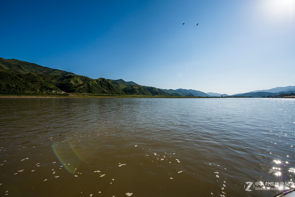 快艇暢游鸭绿江（广角）2015.9.8.