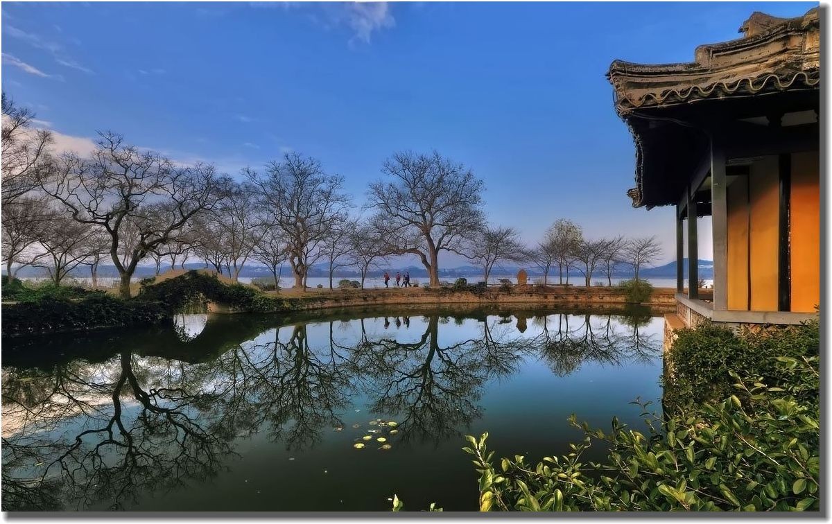 在水之湄观美景