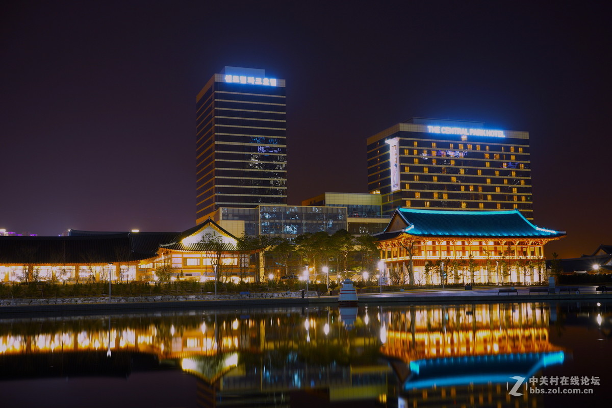 仁川松岛新都市夜景2