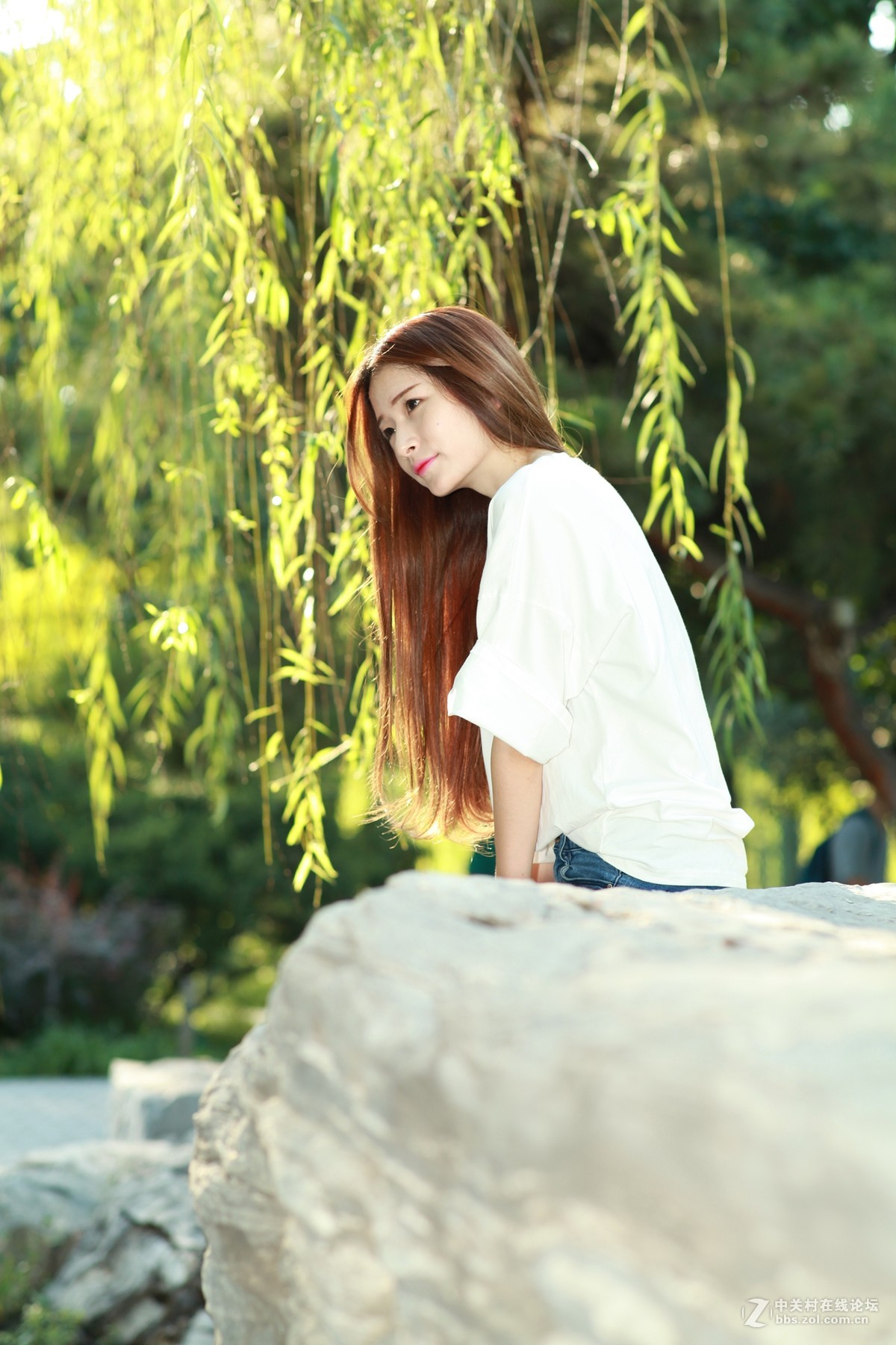 陶然亭公园外拍美女