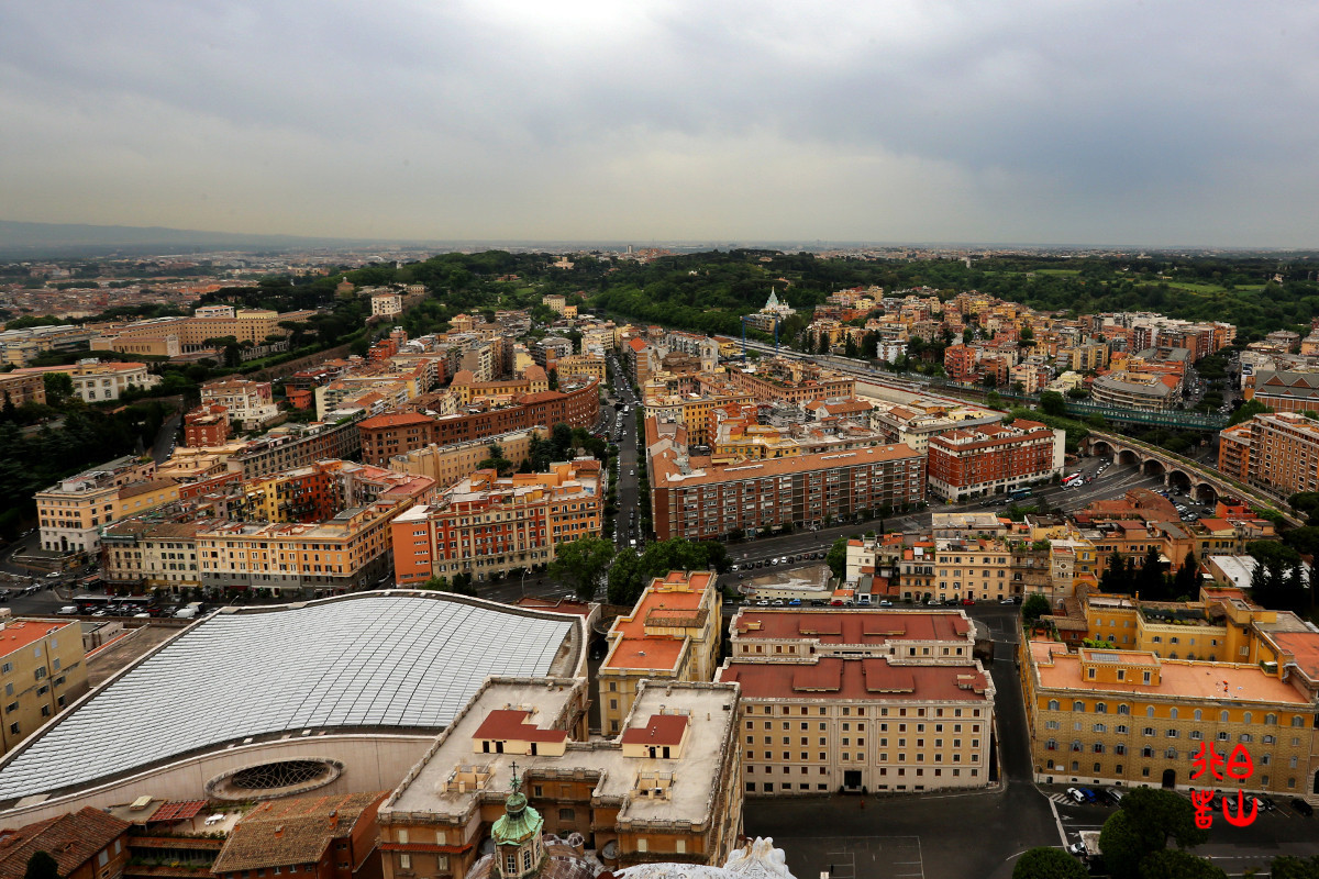 【梵蒂冈】圣彼得大教堂上看罗马