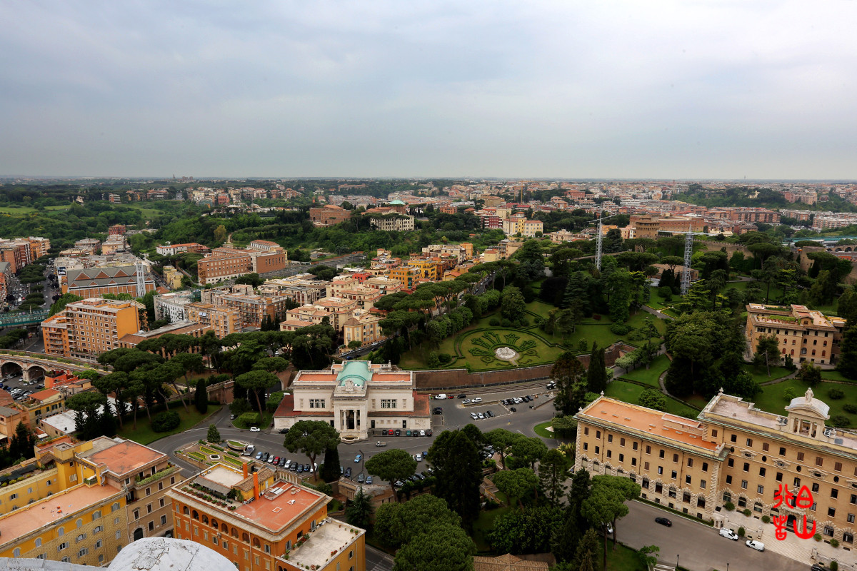 【梵蒂冈】圣彼得大教堂上看罗马