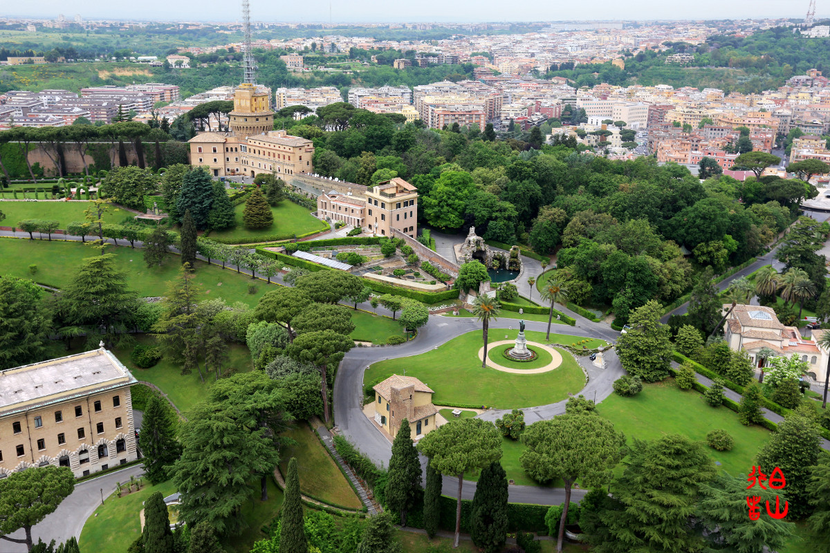 【梵蒂冈】圣彼得大教堂上看罗马