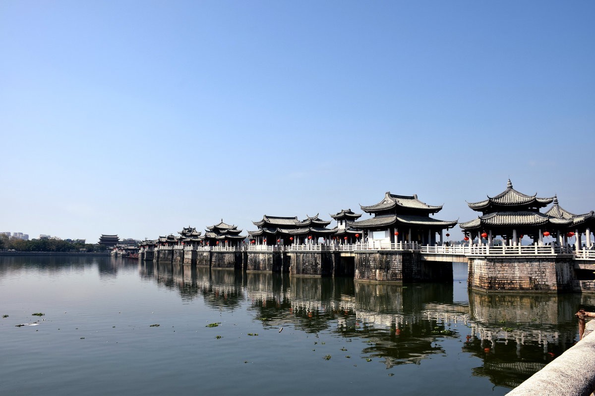 2018春节闽粤赣62古代四大名桥之潮州广济桥