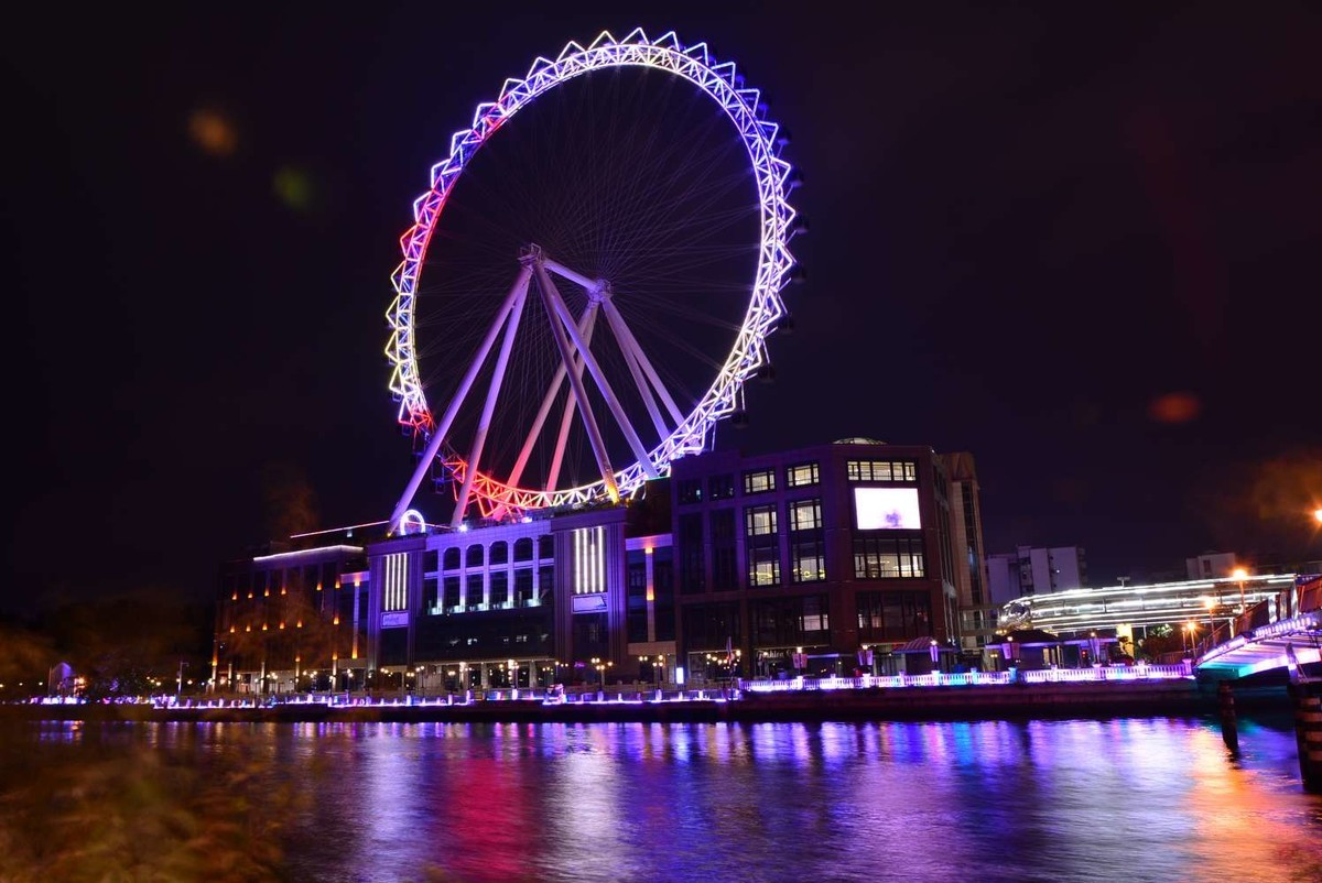 岐江夜游中山石岐