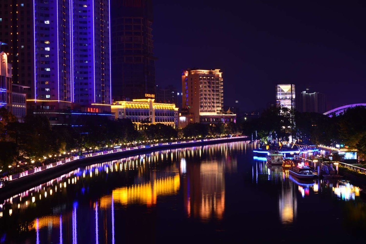 岐江夜游中山石岐