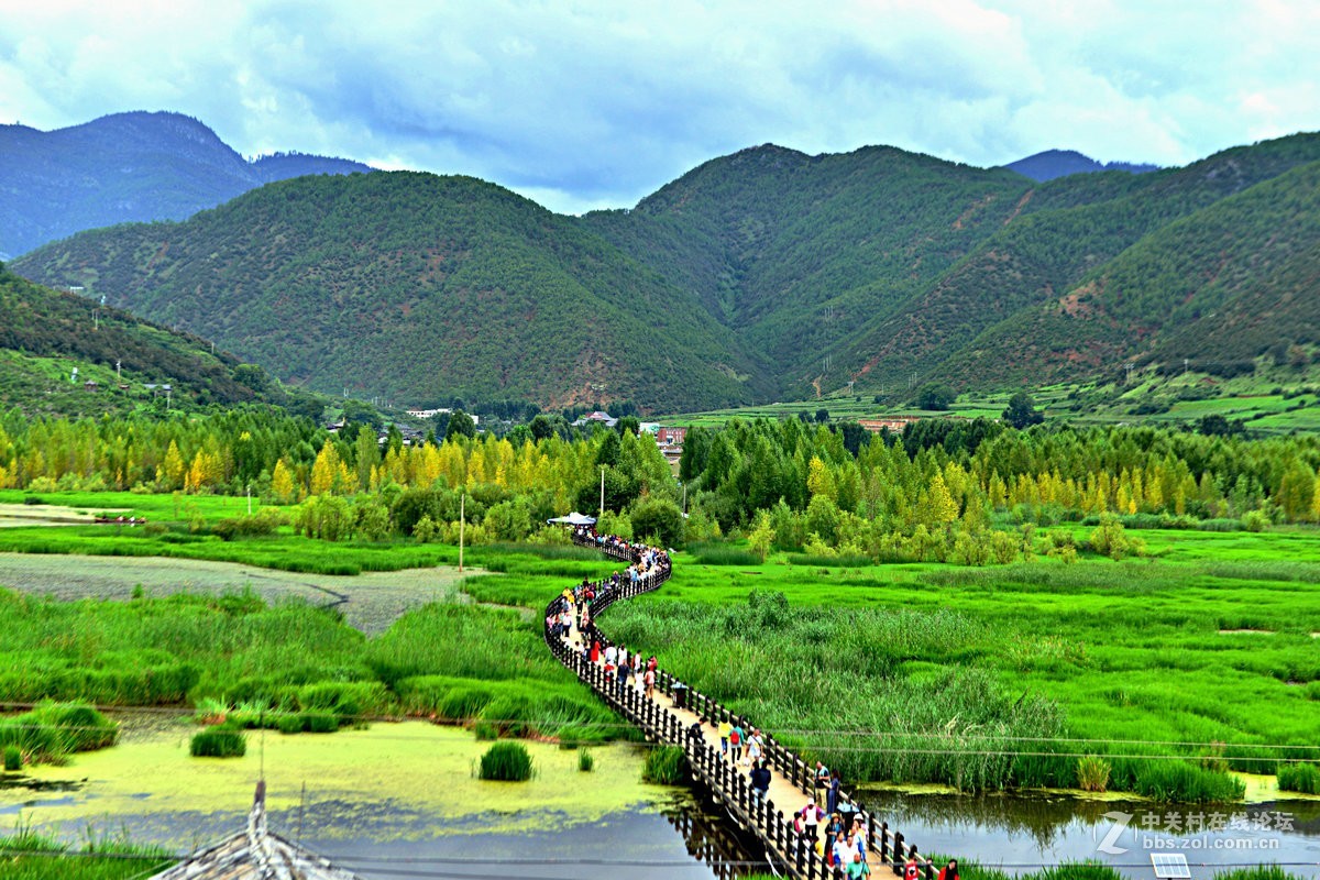 跑马观花川西游摩梭人的走婚桥