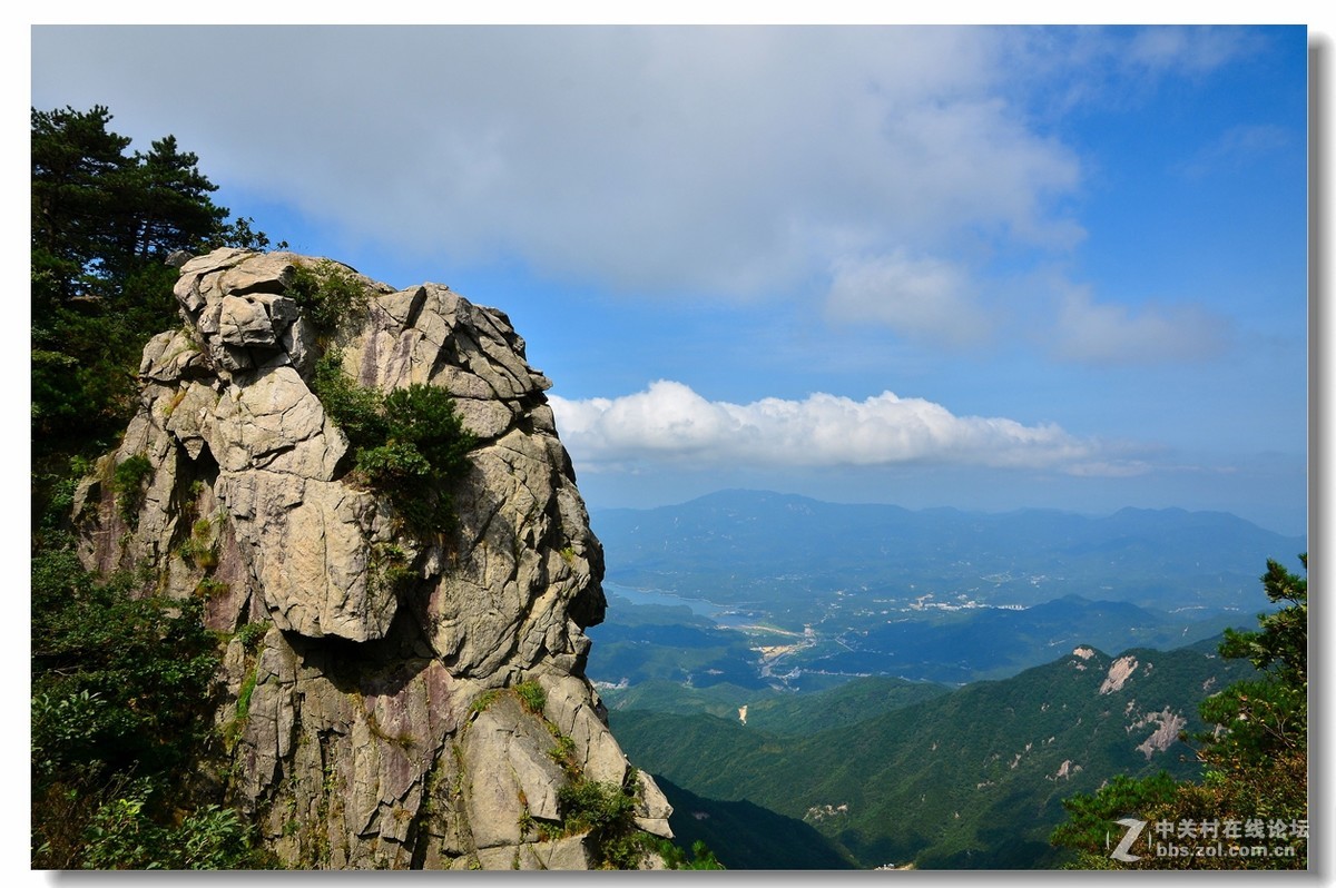 天堂寨纪行之四——祥云飘荡，青峰峻拔，白象戏水、妙趣横生