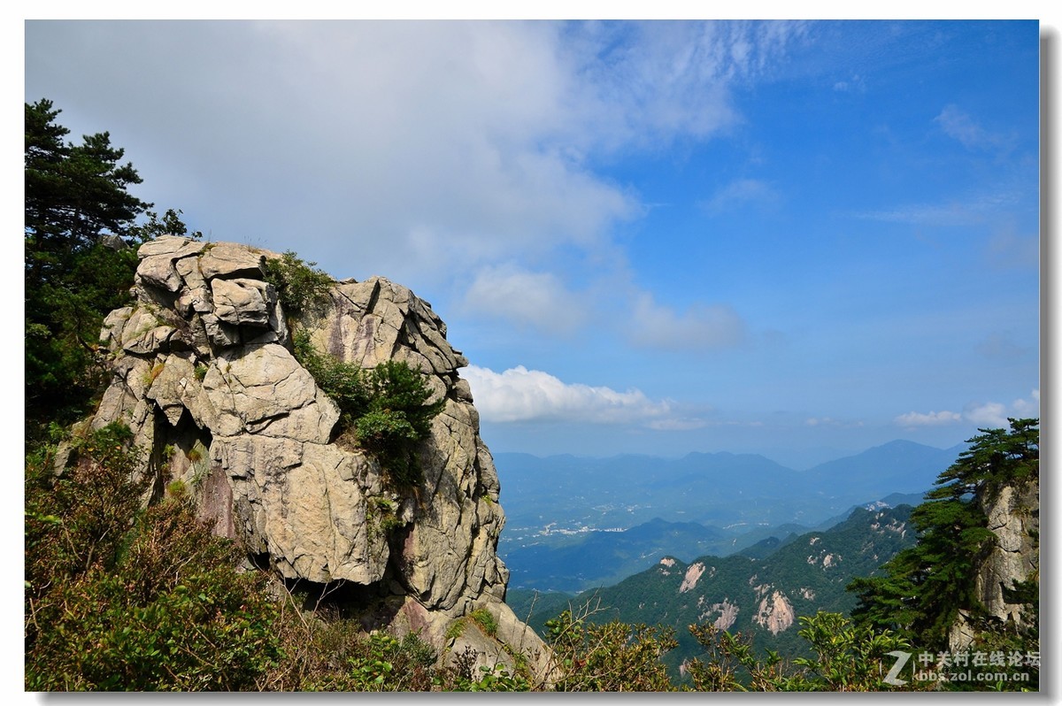 天堂寨纪行之四——祥云飘荡，青峰峻拔，白象戏水、妙趣横生