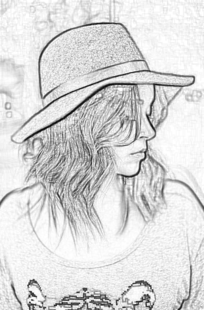 人物图片转为铅笔素描