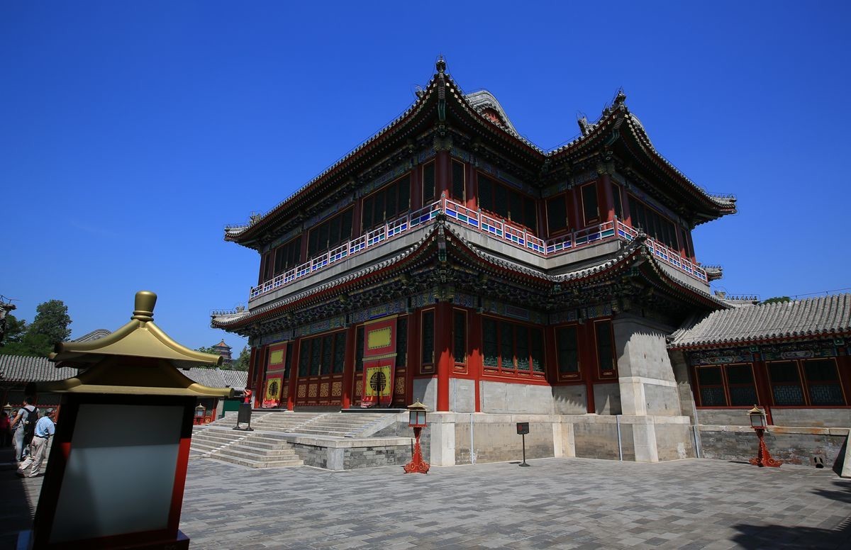 颐和园仁寿殿德和楼和谐趣园