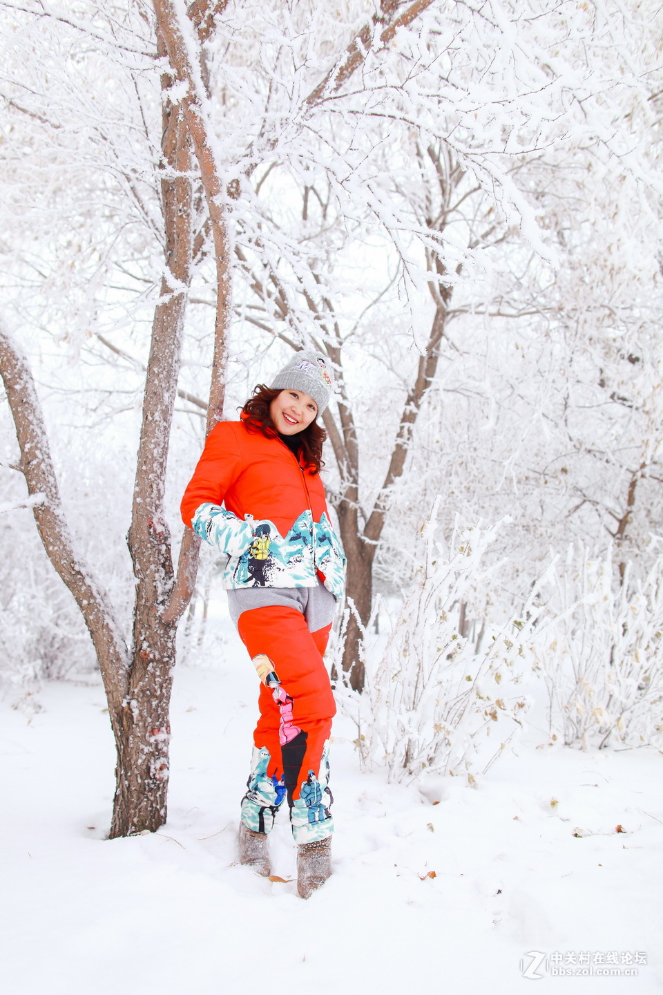 24L雾凇景色加人像