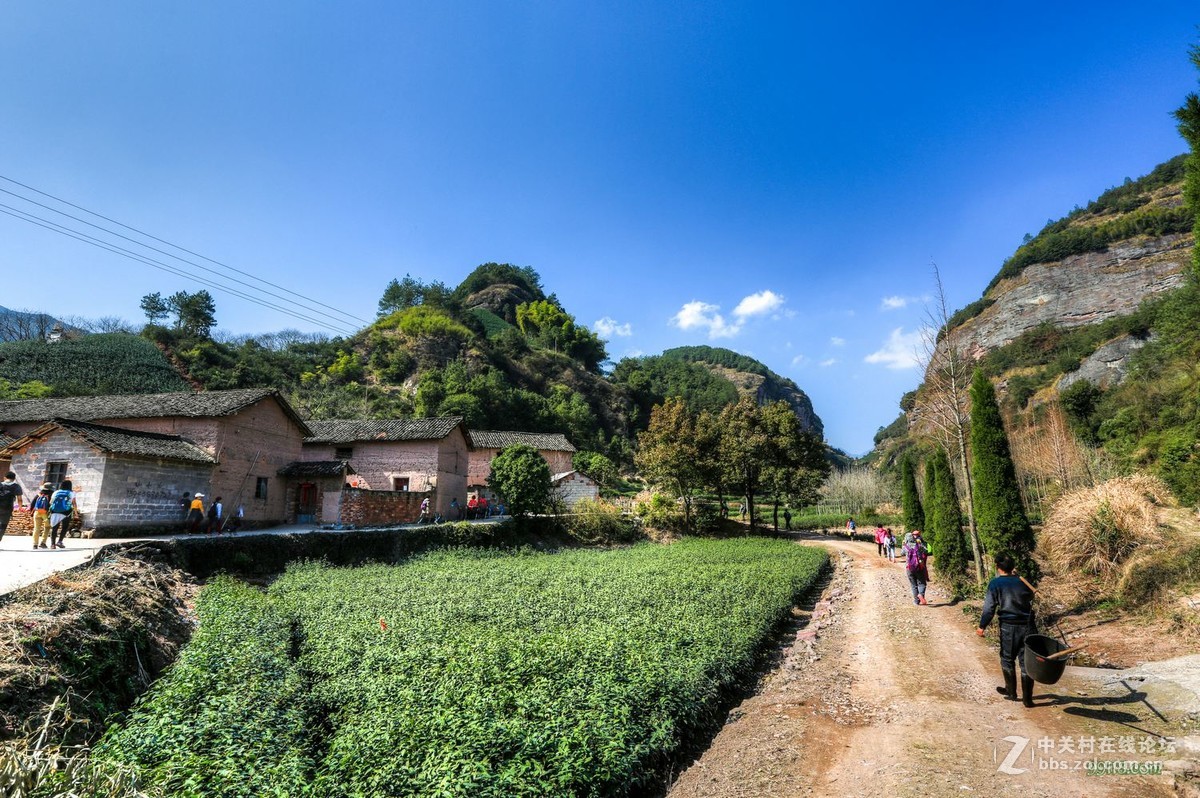 浙江武义十里画廊刘秀垄景区