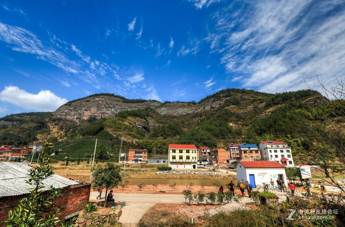 浙江武义十里画廊刘秀垄景区