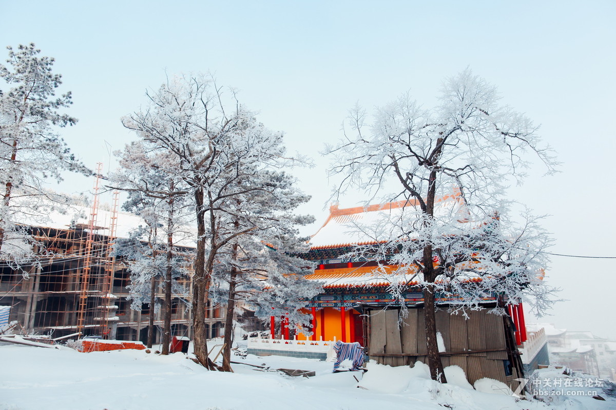 24L雾凇景色加人像