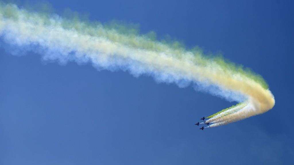 珠海航展（八一飞行表 演队）