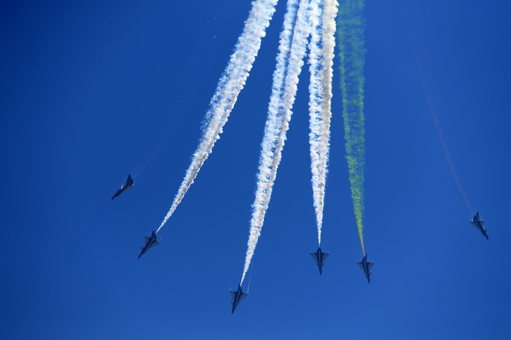 珠海航展（八一飞行表 演队）